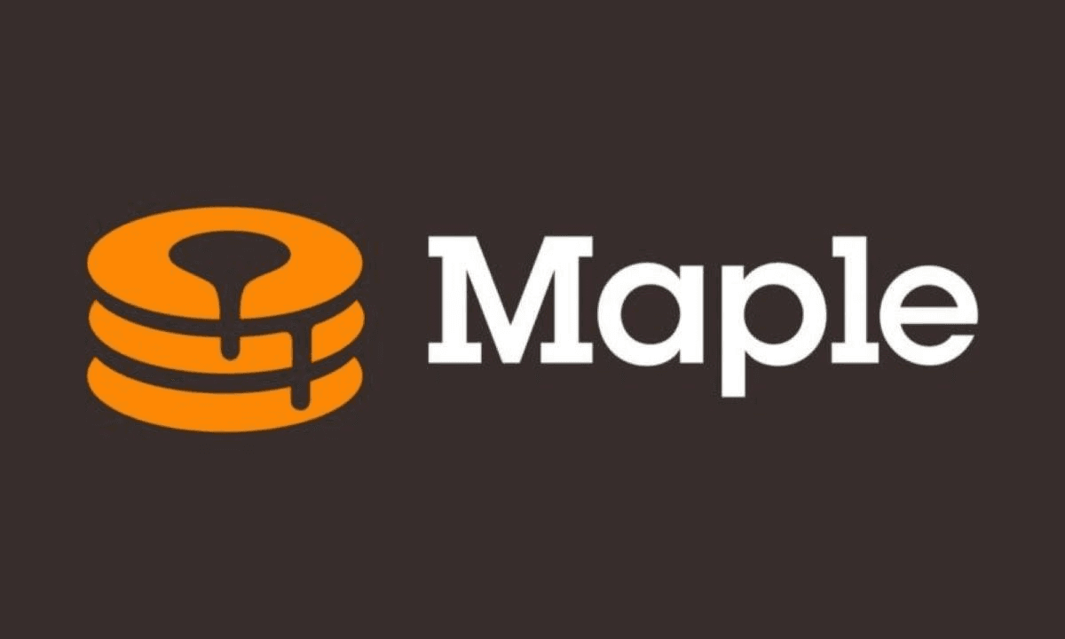 Maple's earlier pancake-stack logo